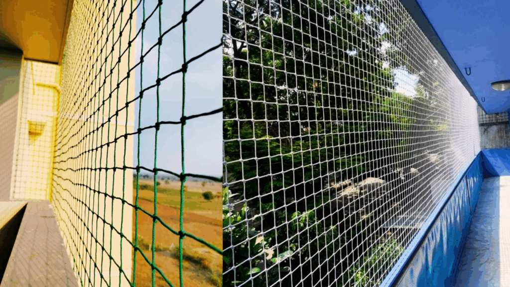 best balcony safety nets installation