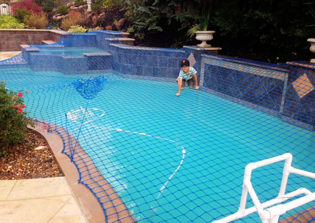 swimming pool safety nets installation