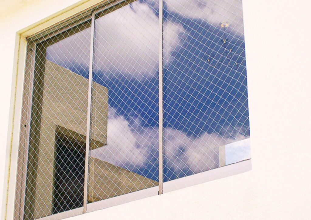 Glass Safety nets and construction safety nets for buildings
